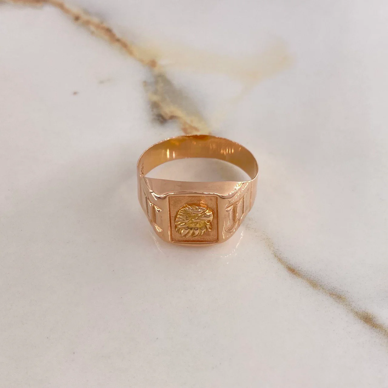 Anillo Sello Diamantado