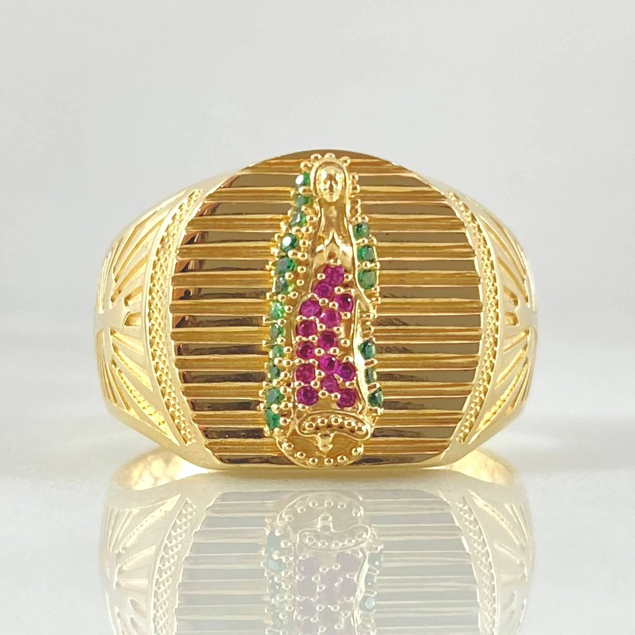 Anillo Zig-Zag Rosa